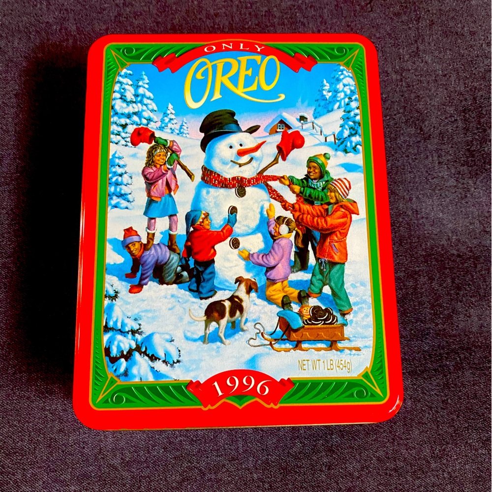 Vtg Oreo Tin